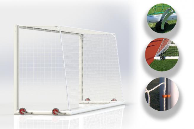 Bramki do piłki nożnej MŁODZIEŻOWE - przejezdne /3,00 x 2,00 m/ (2)